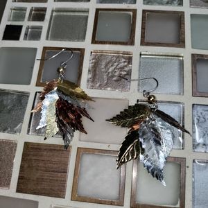 Lightweight Leaf earrings-$5 add on